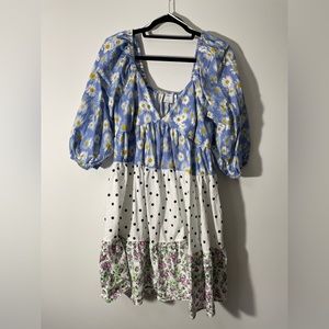 ASOS Pattern Tiered Dress